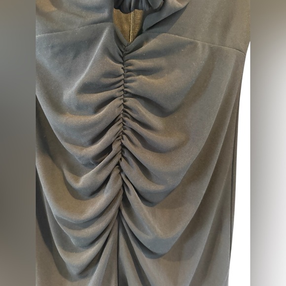 Zara Elegant Black Tie Front Dress - Picture 6 of 7